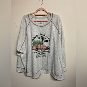 Maurices Gray Christmas Graphic Tee
